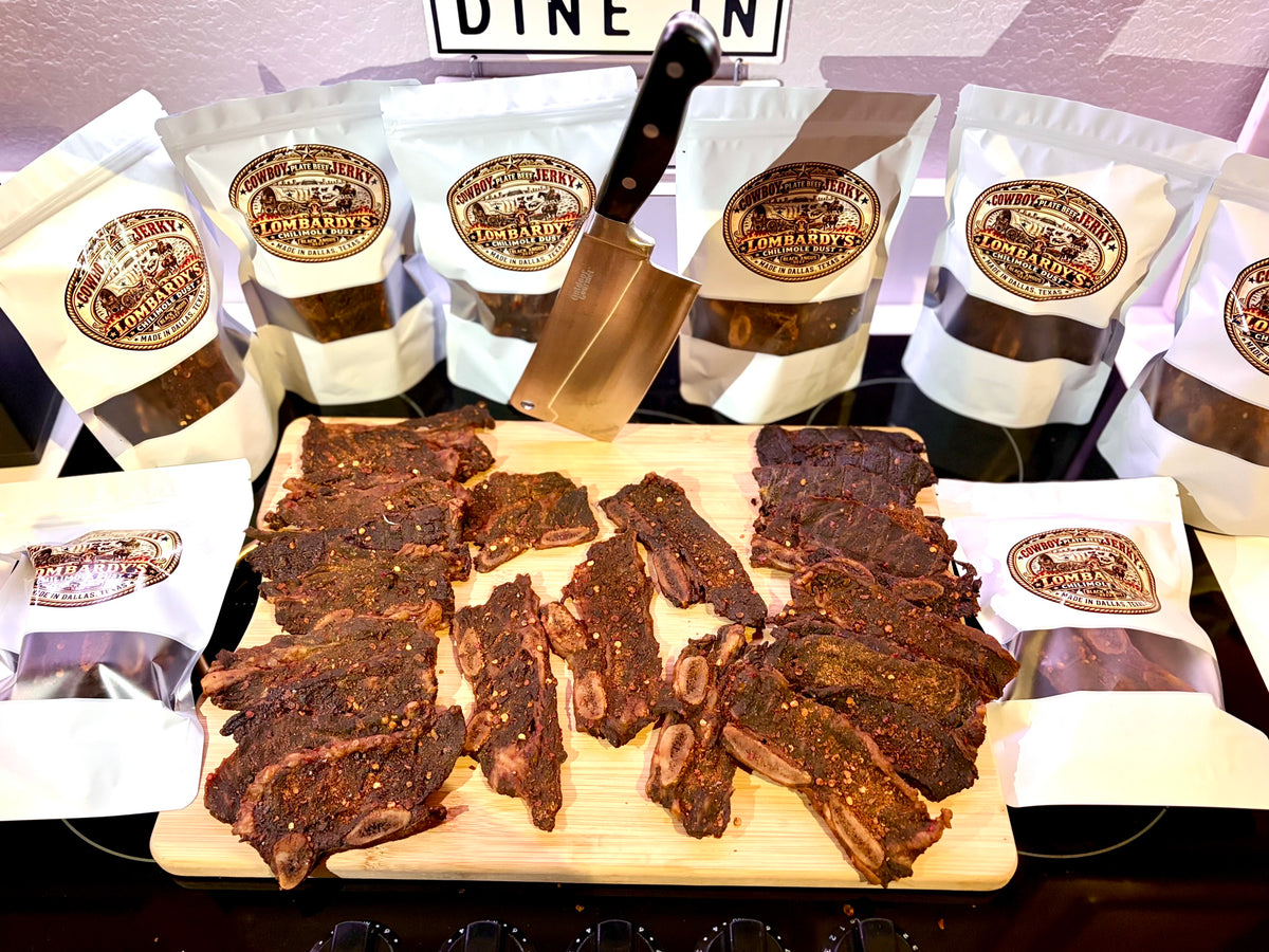 Plate Beef Chilimole Jerky