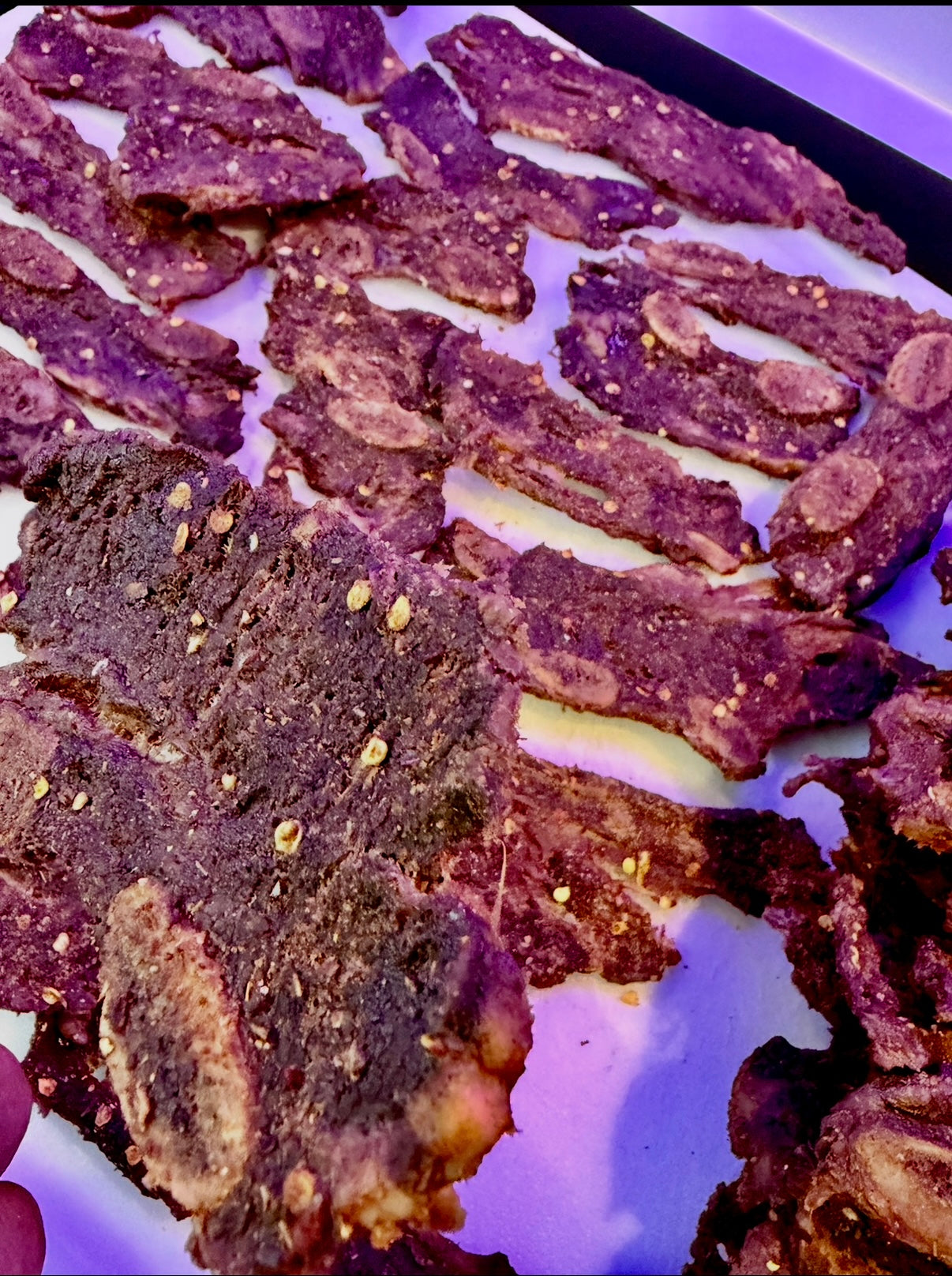 Plate Beef Chilemole Jerky