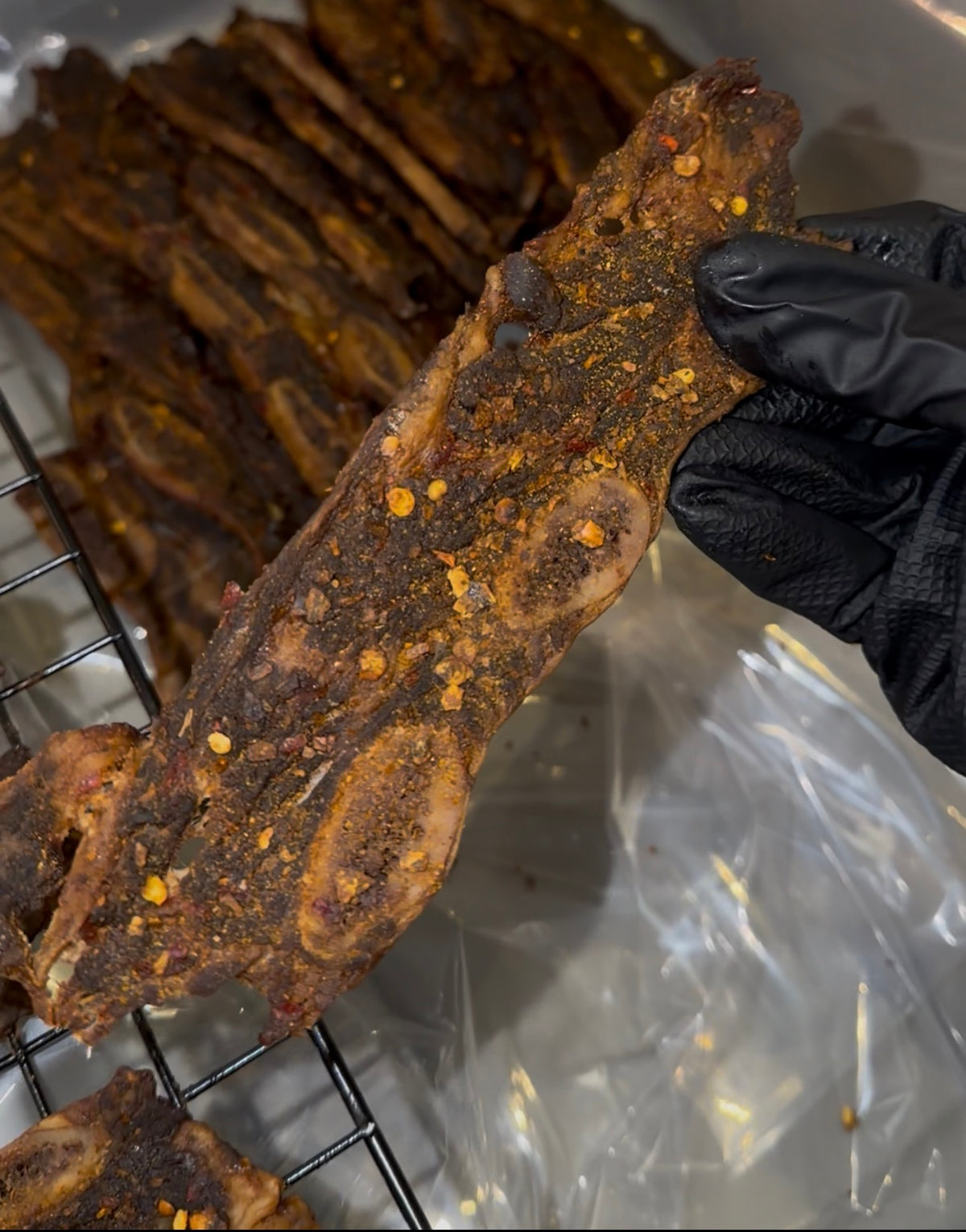 Plate Beef Chilimole Jerky